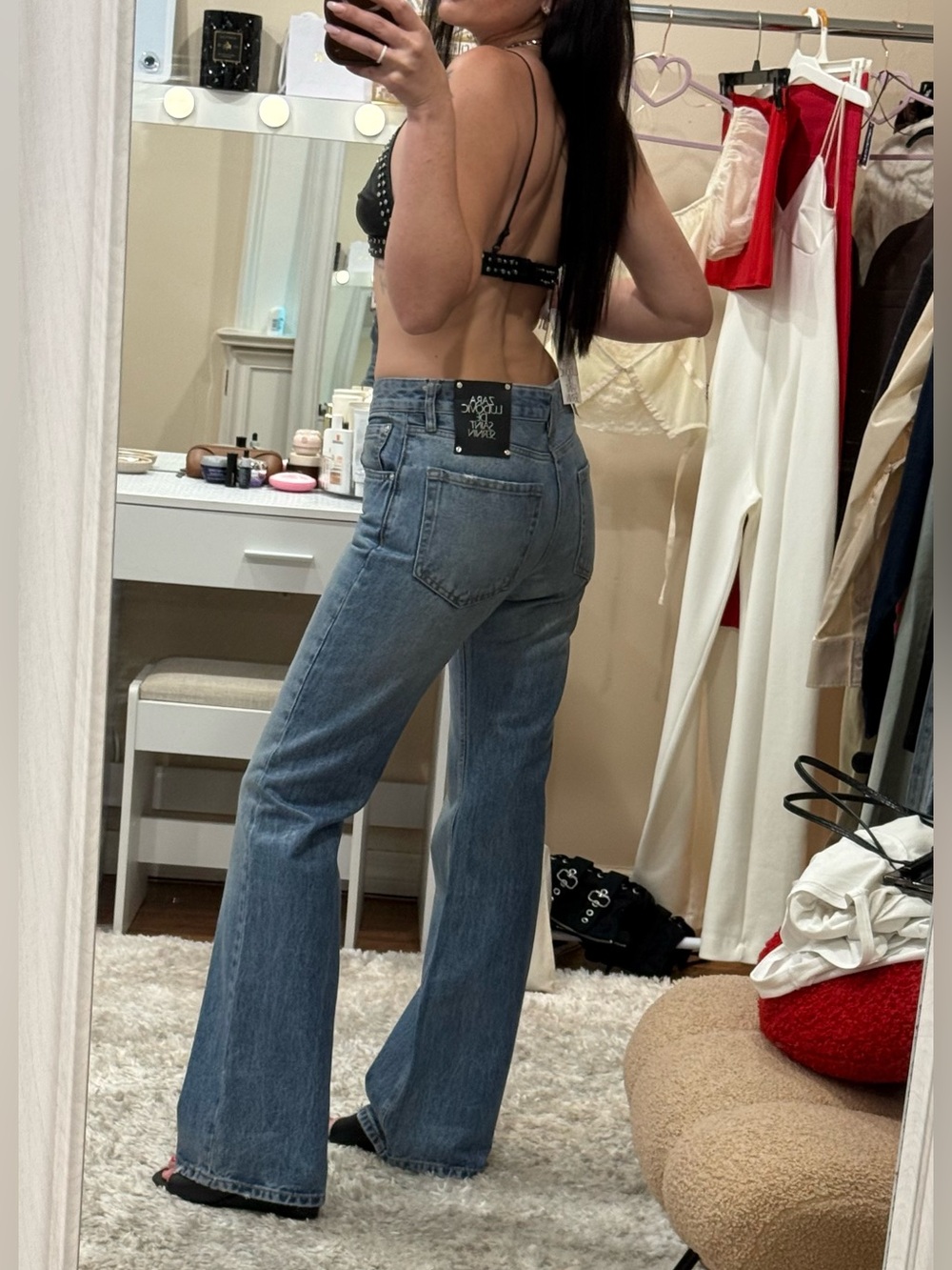 ZARA x Ludovic de Saint Sernin Low Rise Flare Jeans
Size EUR 36 / US 4 - Picture 2 of 15